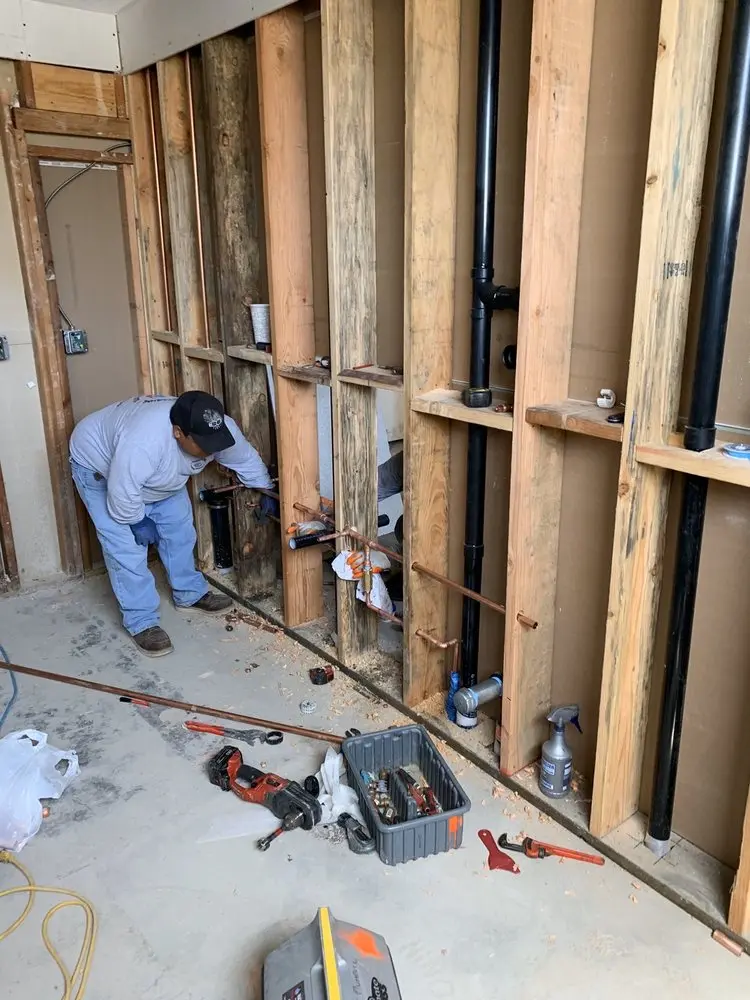 Commercial rough-in plumbing for Gas Line Repair in Little Rock